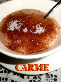 Una foto de Yogur al cacao con aroma de mandarina