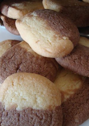 Una foto de Galletas mamoladas de café y chocolate