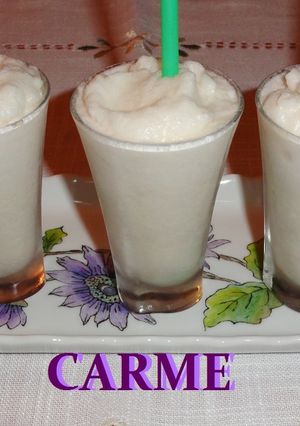 Una foto de Sorbete de uvas al cava