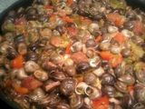 Caracoles con verduras