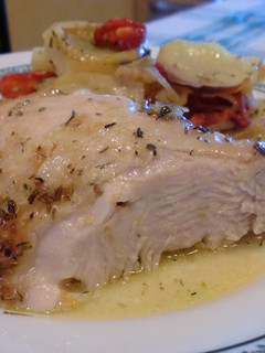 Una foto de Pechuga de pavo al horno