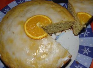 Una foto de Bizcochuelo de naranja Blancaflor