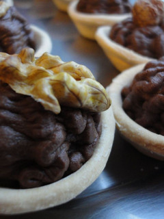 Una foto de Tartaletas de café y frutos secos