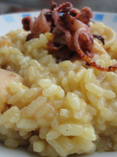 Una foto de Arroz meloso de calamares