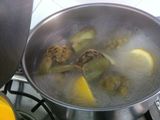 Alcachofas con limón