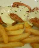 Solomillos de cerdo con salsa requesón