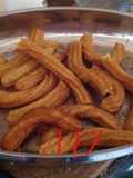 Churros con aroma de naranja