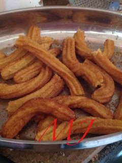 Una foto de Churros con aroma de naranja