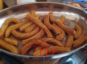 Una foto de Churros con aroma de naranja
