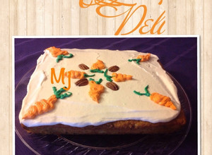 Una foto de Pastel de zanahoria con queso crema