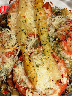 Una foto de Gratinado de acelgas y champiñones
