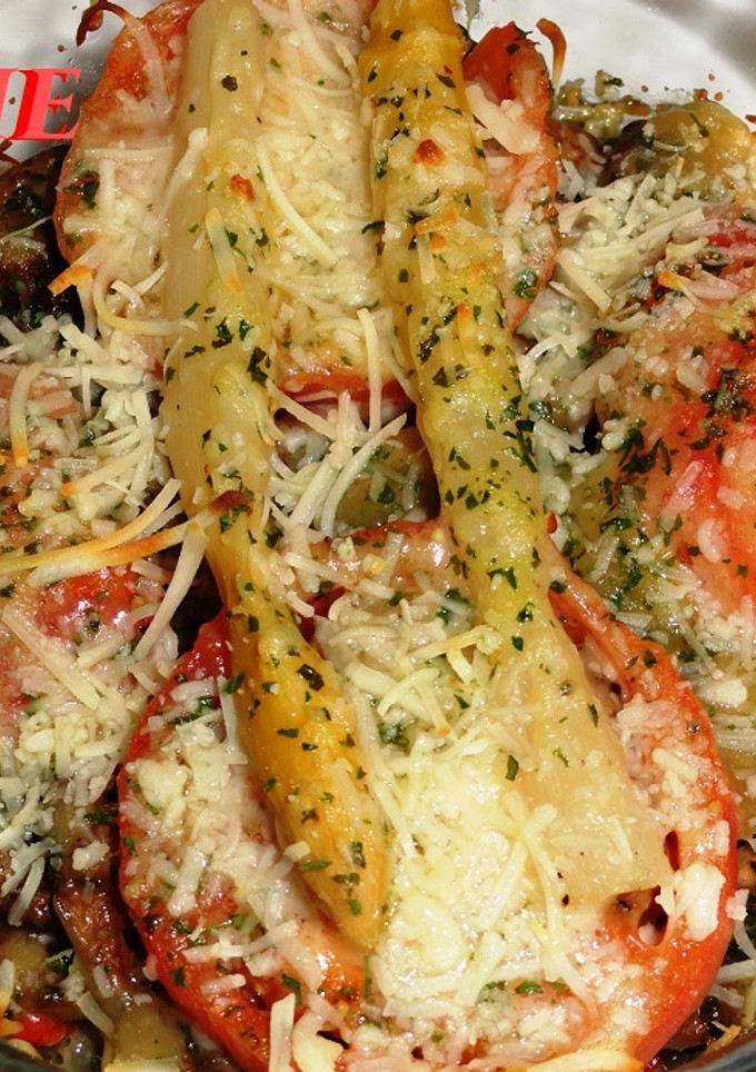 Una foto de Gratinado de acelgas y champiñones