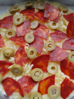 Una foto de Dip rápido de pizza