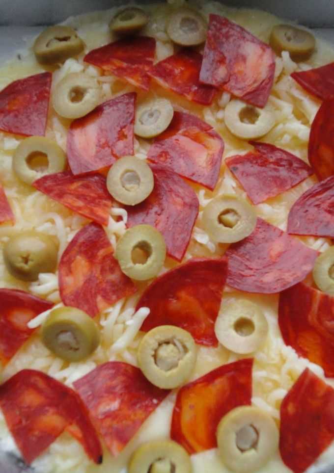 Una foto de Dip rápido de pizza