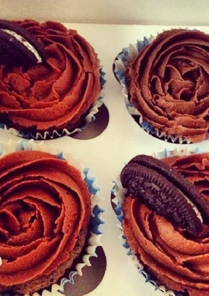Una foto de Cupcakes de Oreo y Nutella