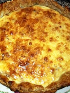 Una foto de Quiche lorraine fusión