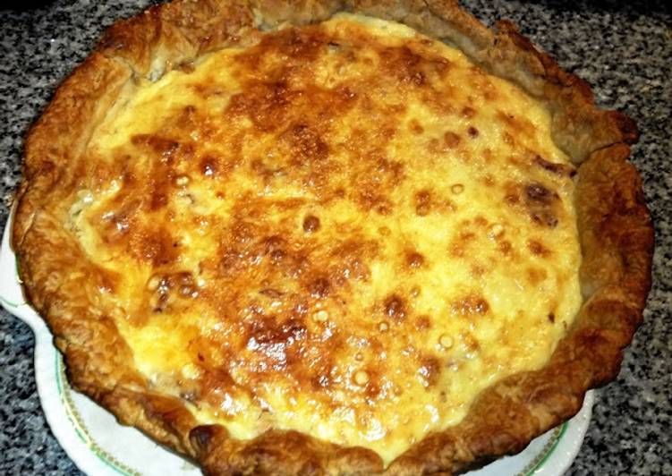 Quiche lorraine fusión