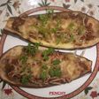 Berenjenas rellenas con longaniza roja murciana