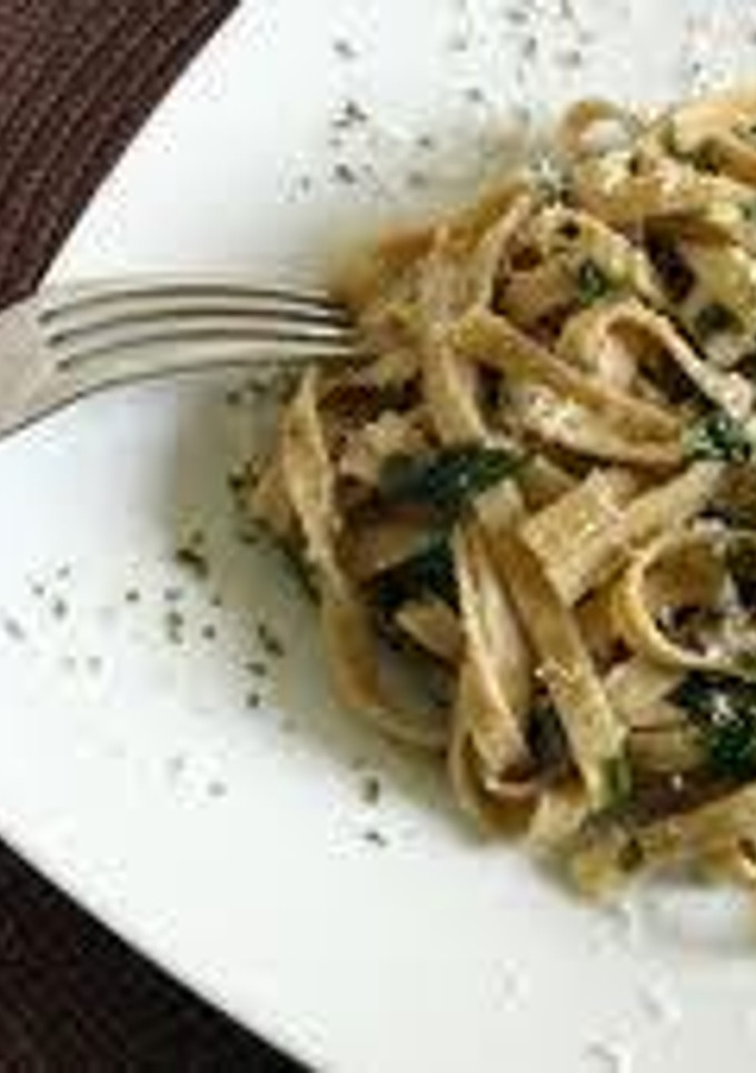 Una foto de Crema de champiñones para pasta
