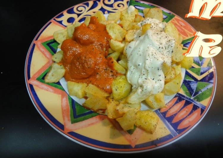 Patatas bravas picantes