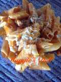 Macarrones con panceta ahumada