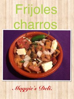 Una foto de Frijoles charros receta mexicana