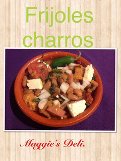Una foto de Frijoles charros receta mexicana
