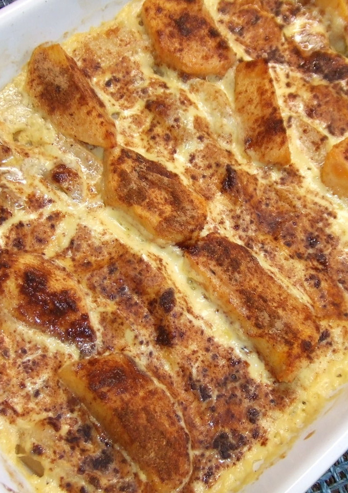 Una foto de Manzanas y caquis al horno con sidra