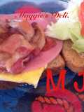 Sandwich de tocino y huevo