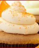Magdalenas con crema de zumo de naranja