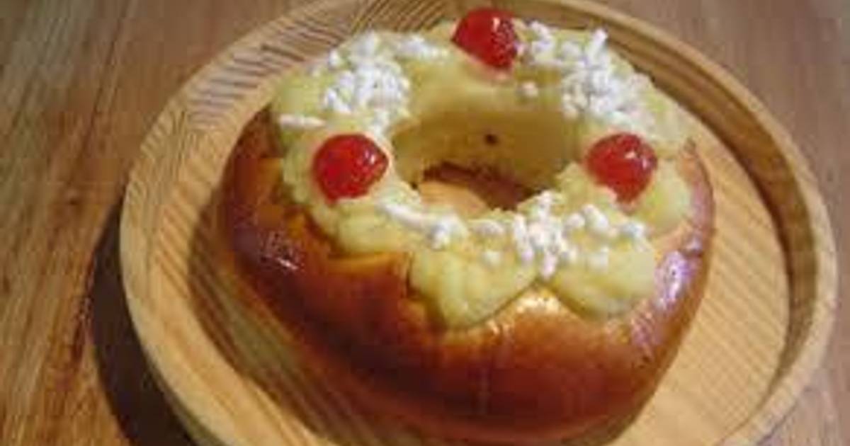 Rosca de Pascuas o Reyes casera y fácil Receta de Karenmailen- Cookpad