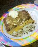 Tarta helada de dulce de leche