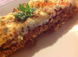 Una foto de Lasagna bolognesa