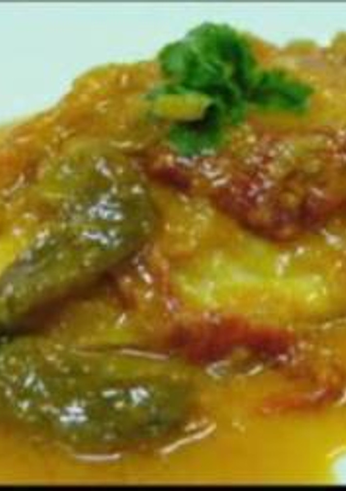 Una foto de Bacalao a la Riojana