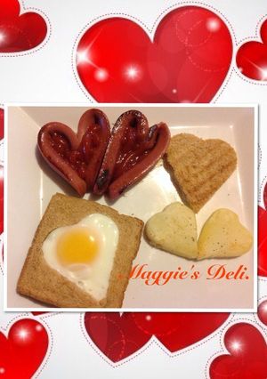 Una foto de Desayuno romance