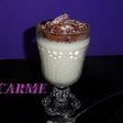 Panna cotta de coco con mousse de chocolate