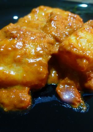 Una foto de Bacalao con pimientos choriceros