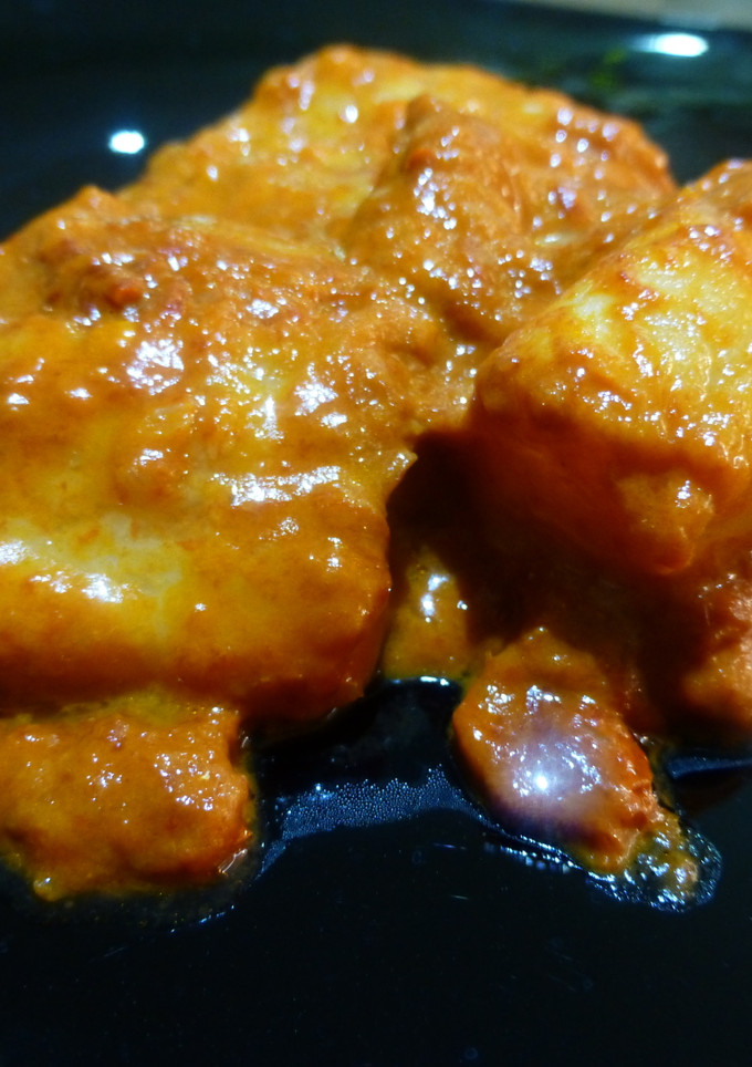 Una foto de Bacalao con pimientos choriceros