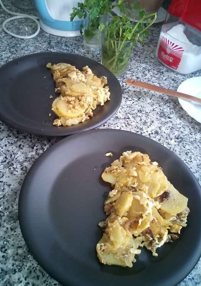 Una foto de Papas ahogás
