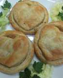Pastelitos de hojaldre para San Valentín