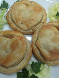 Una foto de Pastelitos de hojaldre para San Valentín