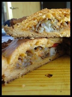 Una foto de Empanada gallega de zamburiñas