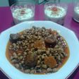 Alubias carillas con chorizo de ciervo