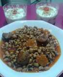 Alubias carillas con chorizo de ciervo