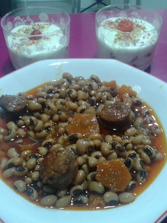 Una foto de Alubias carillas con chorizo de ciervo