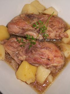 Una foto de Pollo con trufa
