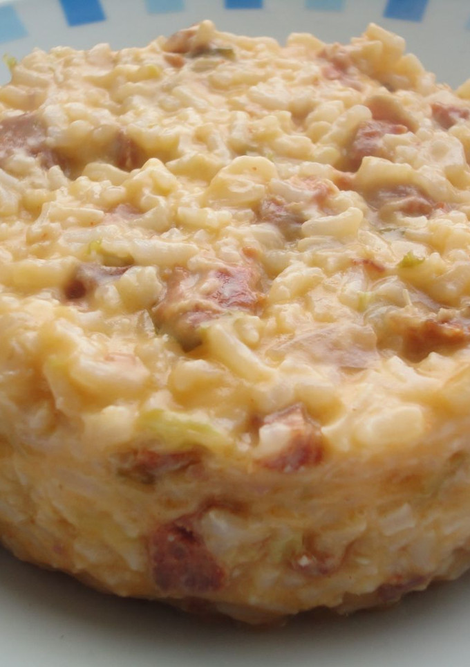 Una foto de Risotto de botelo y repollo