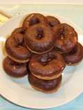Mini donuts con chocolate al aroma de naranja