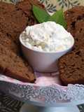 Cake de chocolate con naranja y aguardiente