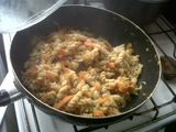 Salteado de verduras y pastas..